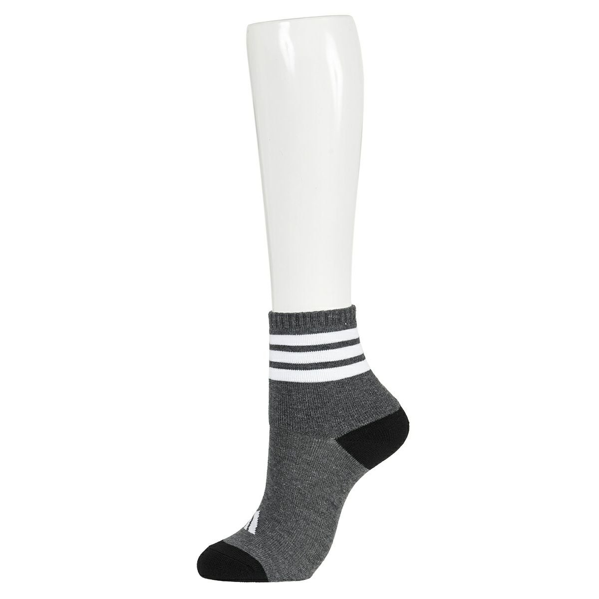 adidas(アディダス) ： WARM】3足組 靴下 足首3本ライン ロゴ 足首