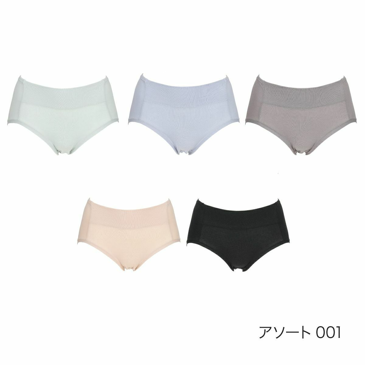 fukuske(フクスケ) 】5色組 ショーツ 無地 スタンダード (AZN3000