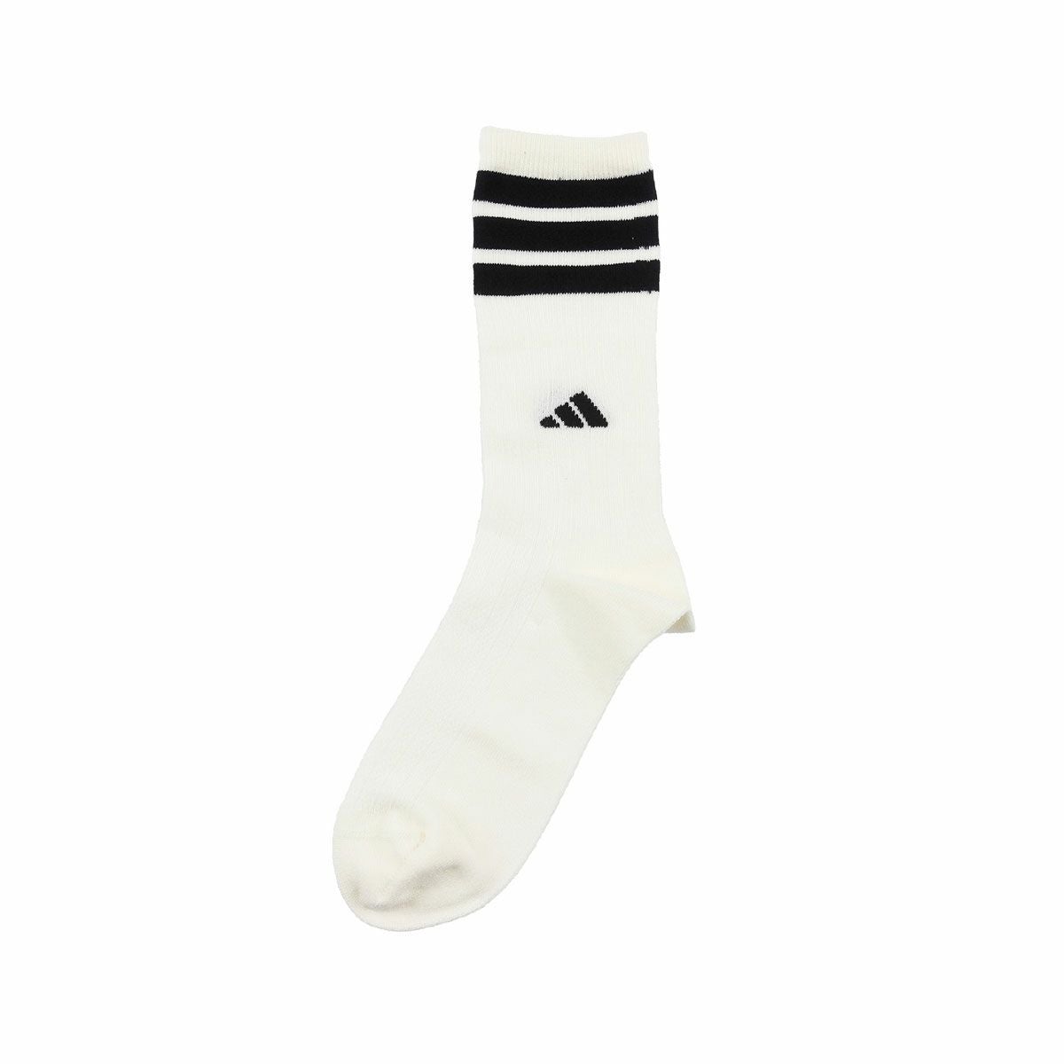 adidas(アディダス)】3足組 靴下 ワンポイント 3本ライン クルー丈