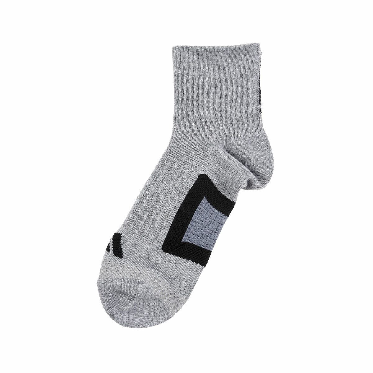 adidas(アディダス) ： DRY】3足組 靴下 ワンポイント リブ ショート丈