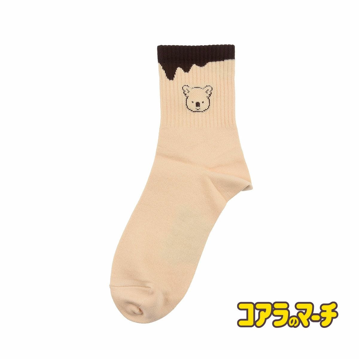 コアラのマーチ】 靴下 マーチくん ワンポイント クルー丈 (3163-479