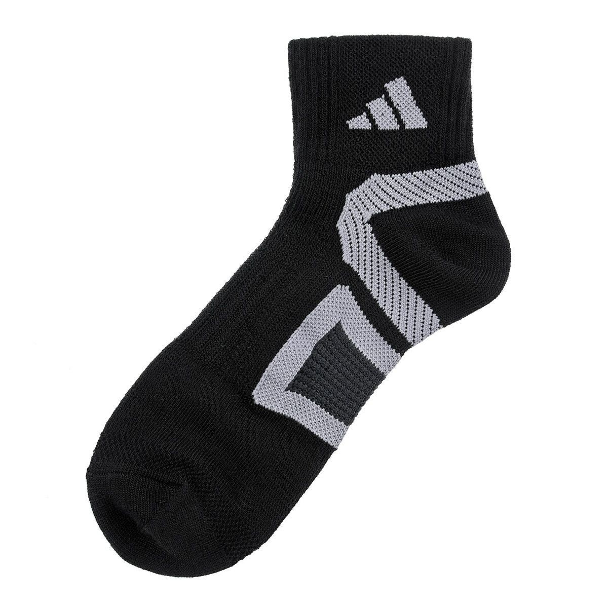 adidas(アディダス) ： DRY】3足組 靴下 ロゴ ワンポイント ショート丈