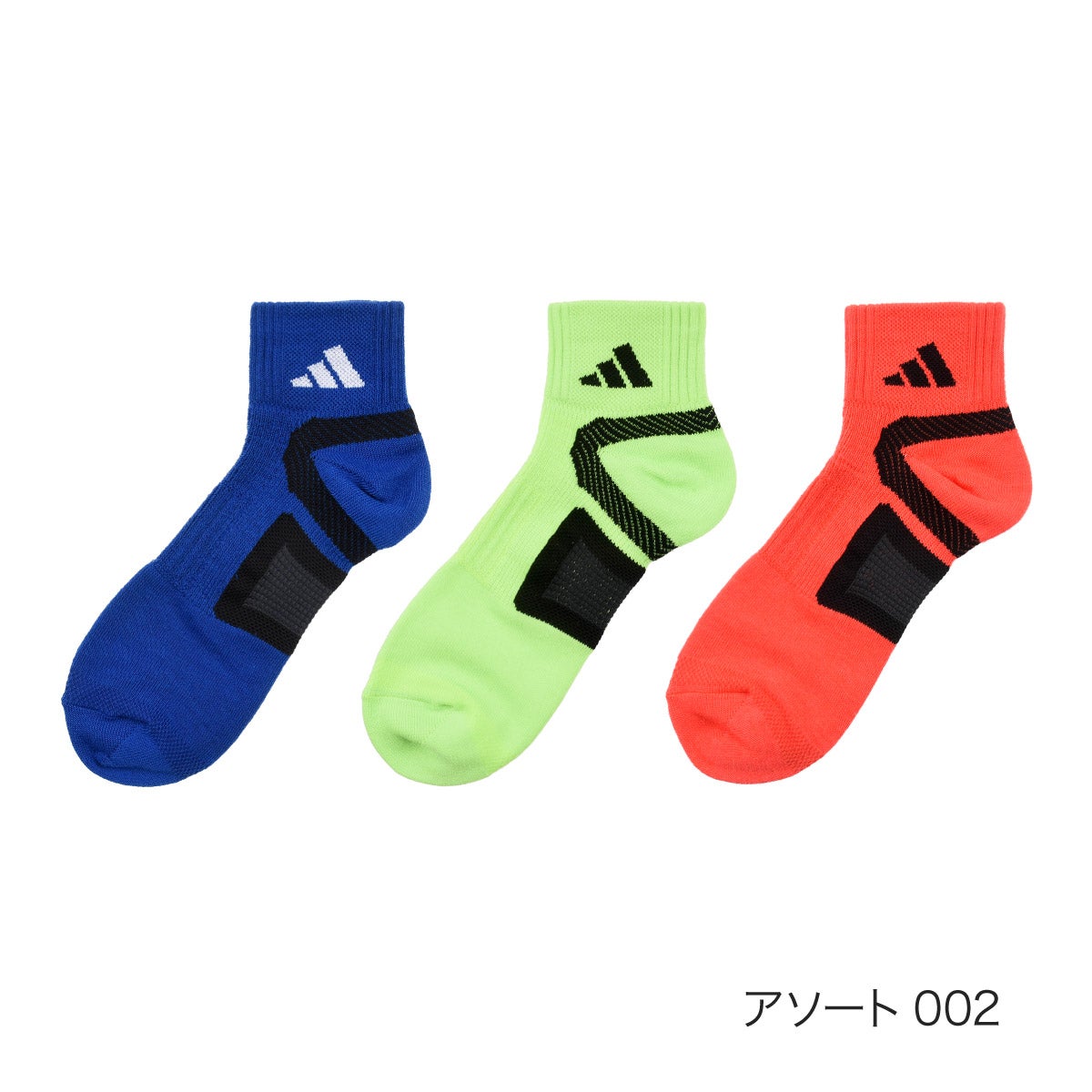 adidas(アディダス) ： DRY】3足組 靴下 ロゴ ワンポイント ショート丈