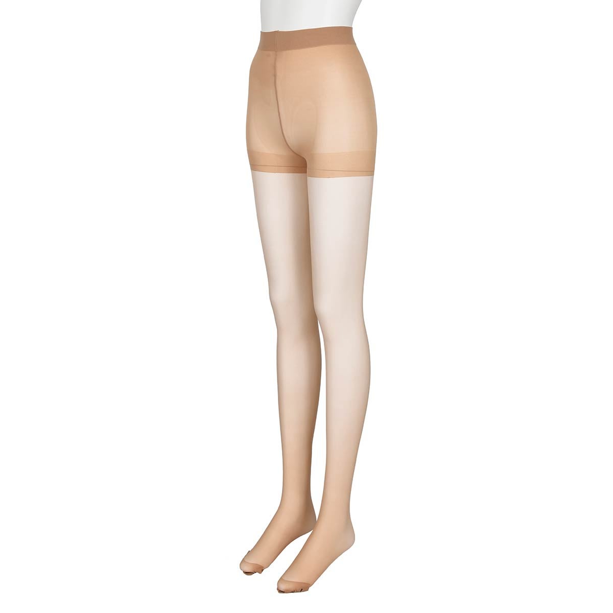 fukuske(フクスケ)】 パンティストッキング 無地 5本指 蒸れにくい
